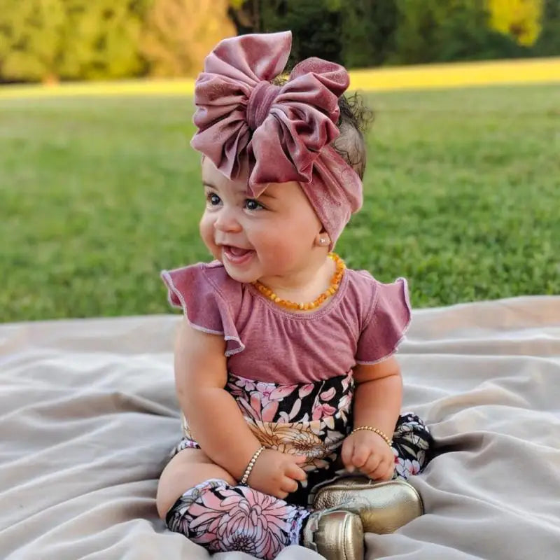 Velvet Baby Headband 