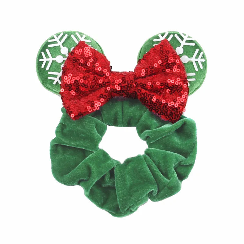 Elastic Disney Mickey Christmas Hair 