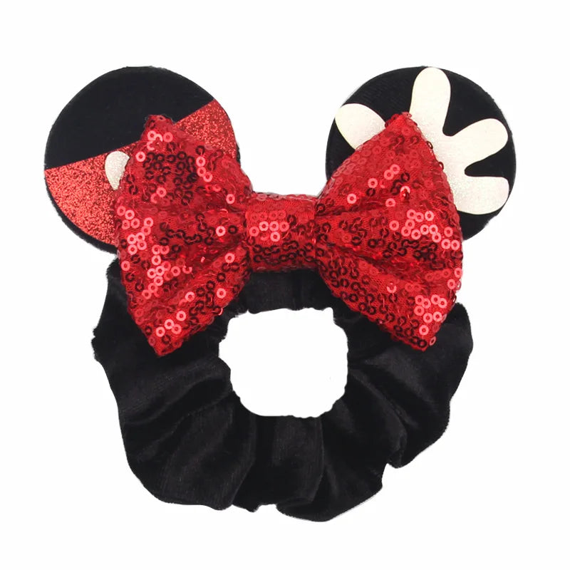 Elastic Disney Mickey Christmas Hair 