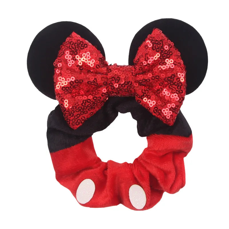 Elastic Disney Mickey Christmas Hair 