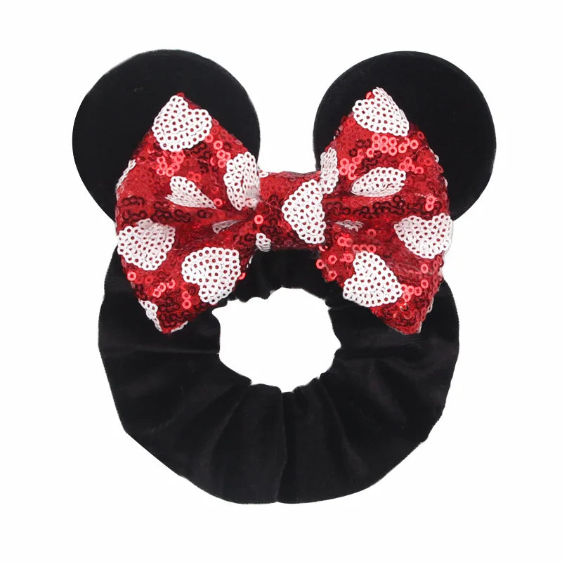 Elastic Disney Mickey Christmas Hair 