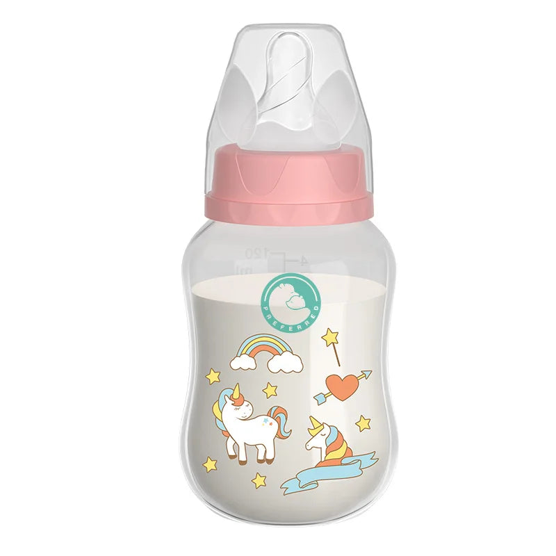 150/240ML Baby PP Bottle with Gravity Ball Newborn Baby Bottle with Handle Milk Bottle Baby Bottles Newborn Feeding Supplies 