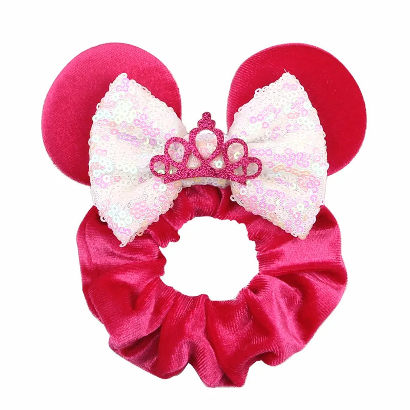 Elastic Disney Mickey Christmas Hair 