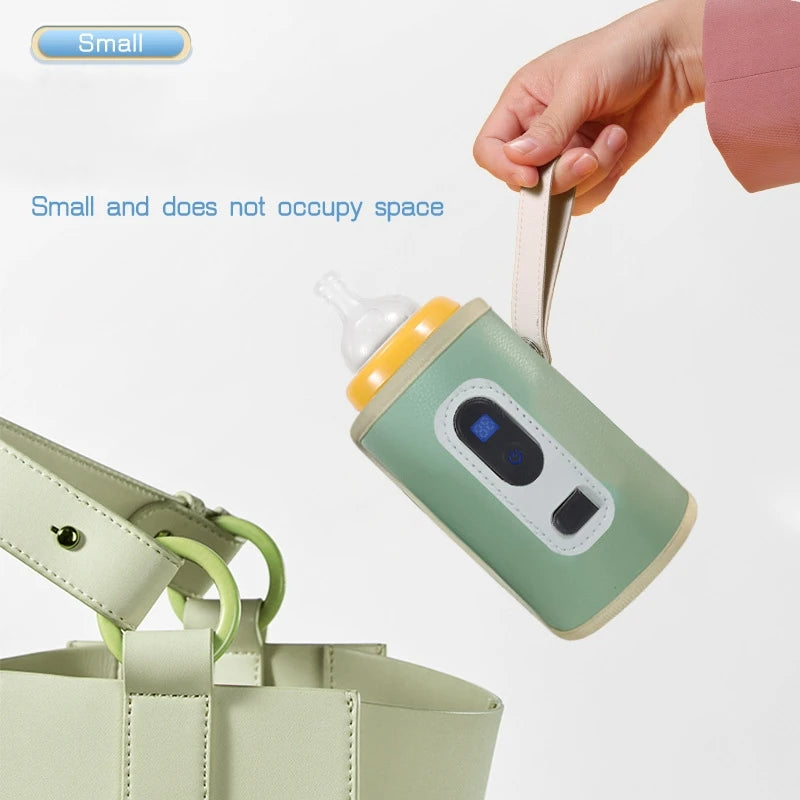 Universal Baby Milk Warmer Digital Display Baby Bag USB Nursing Bottle Heater Portable Baby Bottle Warmer Thermal Bag for Travel