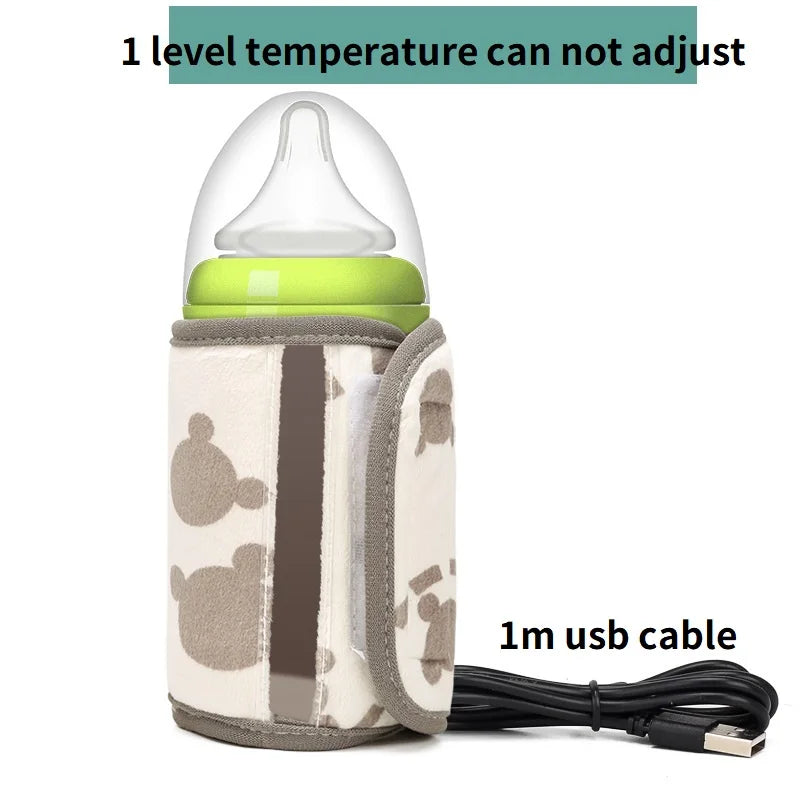 Universal Baby Milk Warmer Digital Display Baby Bag USB Nursing Bottle Heater Portable Baby Bottle Warmer Thermal Bag for Travel