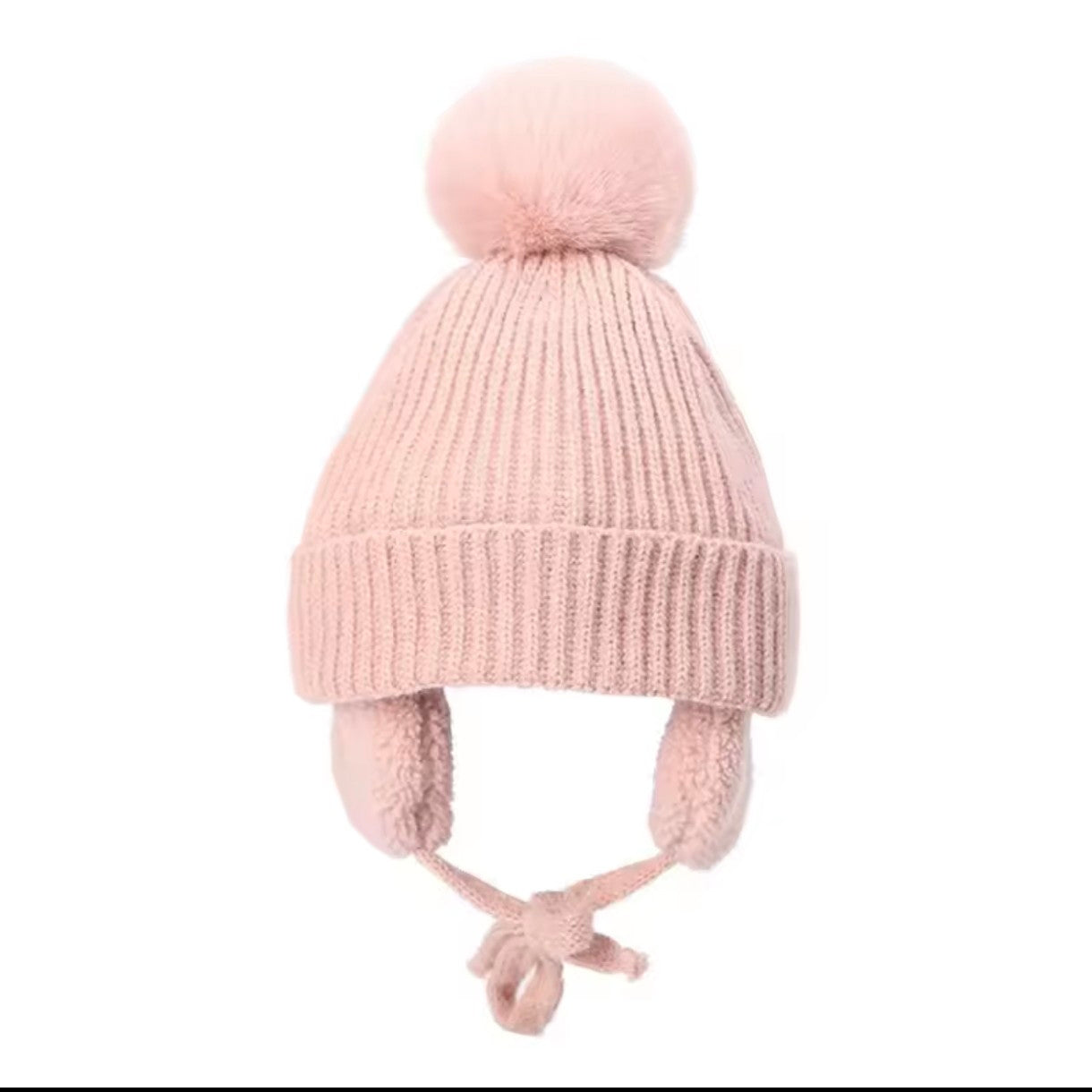 Gorro de malha com alça nas orelhas