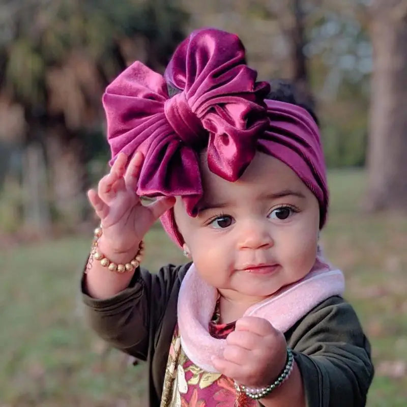 Velvet Baby Headband 