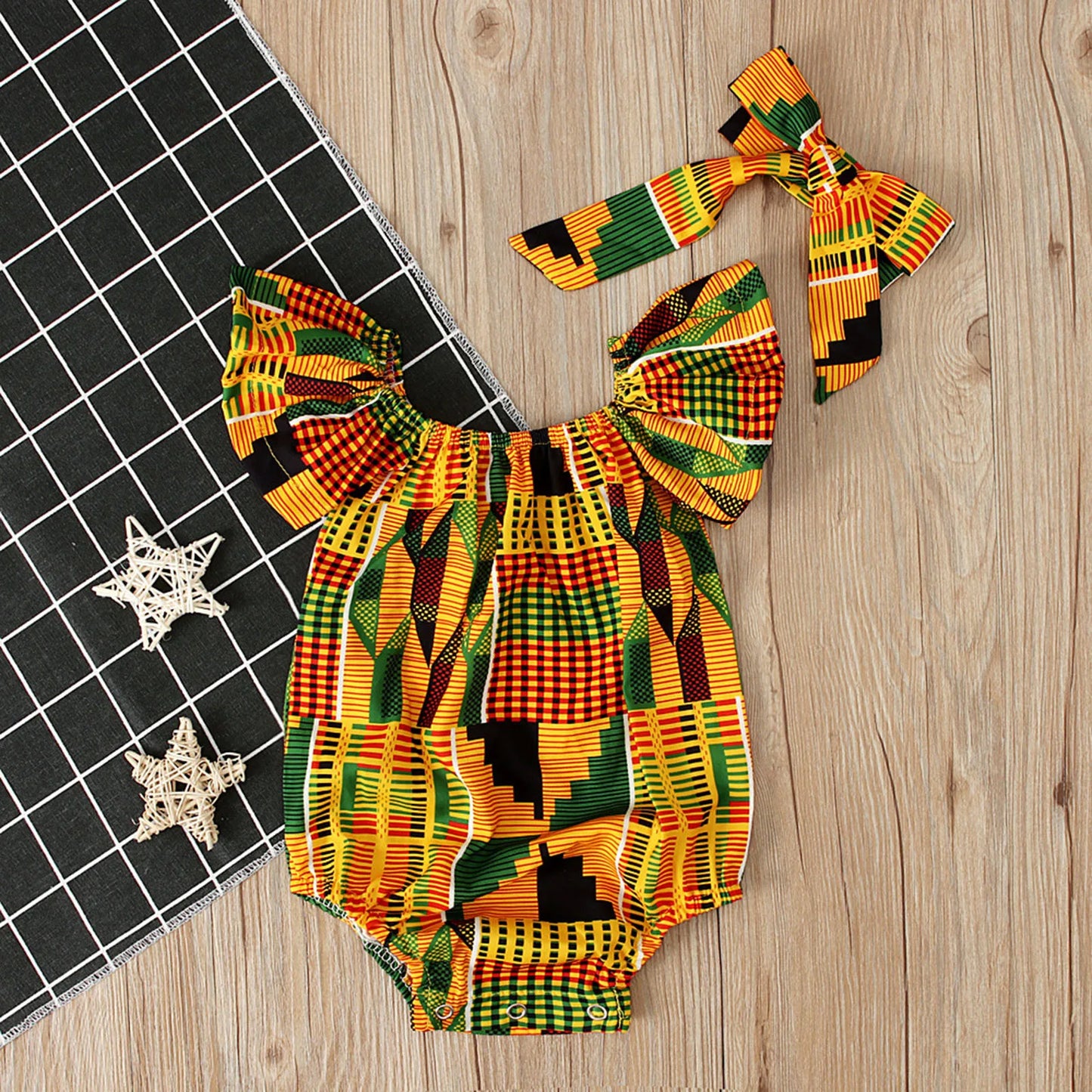 African print jumpsuit 