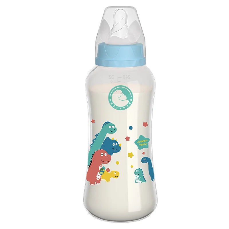 150/240ML Baby PP Bottle with Gravity Ball Newborn Baby Bottle with Handle Milk Bottle Baby Bottles Newborn Feeding Supplies 